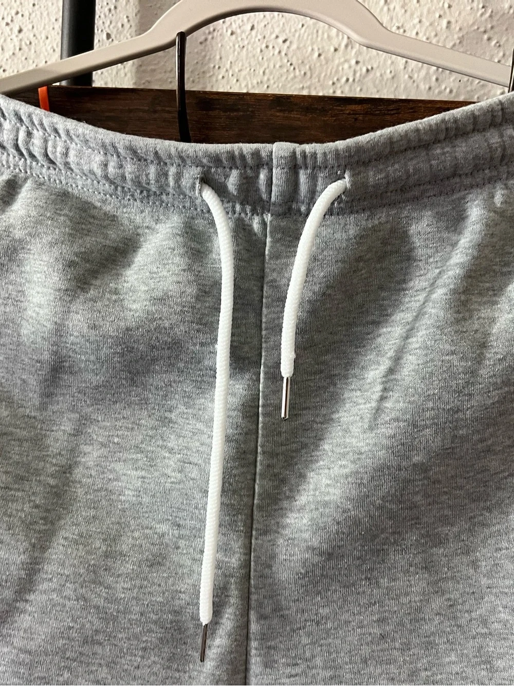 Gray Cargo Sweatpants with Drawstring Waist